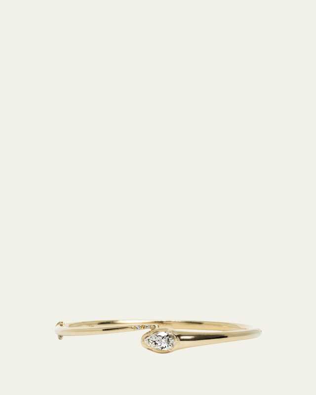 Serpent Hinge Bangle Bracelet